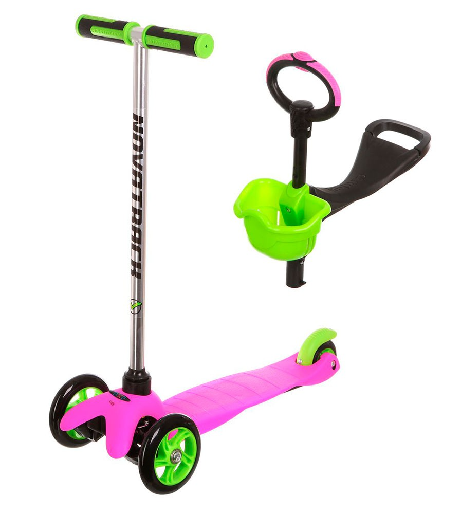 Самокат-трансформер Novatrack Disco-kids