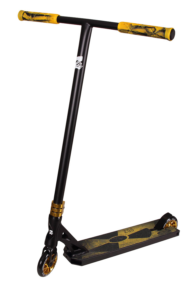 Самокат трюковой Z53 Predator Kast gold