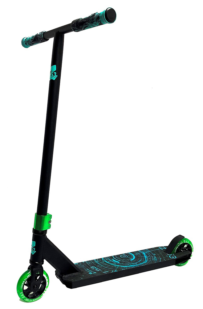 Самокат трюковой Z53 Predator 2 бирюзовый