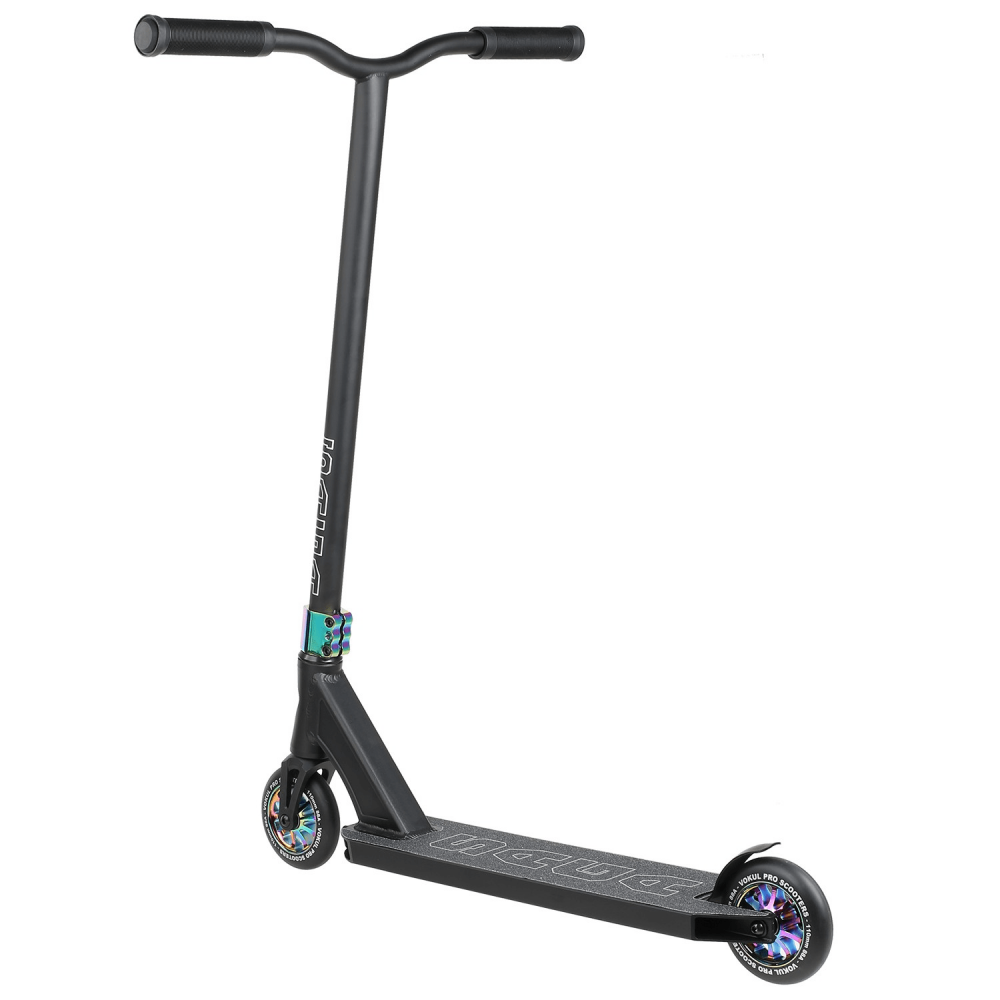 Самокат трюковой Vokul Saga черный/бензин