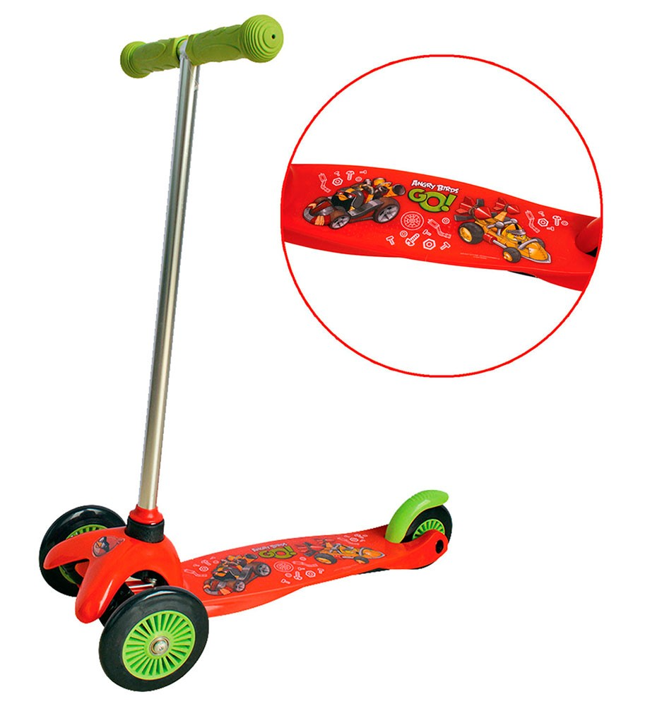 Самокат 1toy Angry Birds T57620