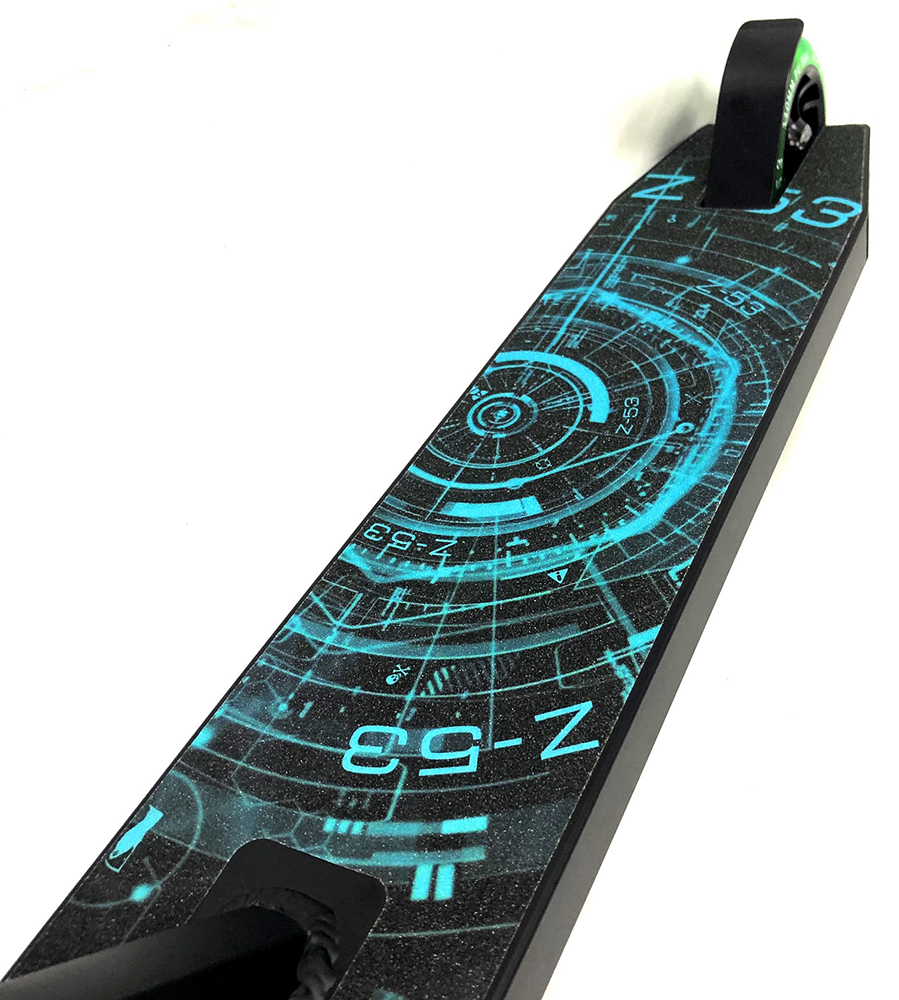 Самокат трюковой Z53 Predator 2 бирюзовый