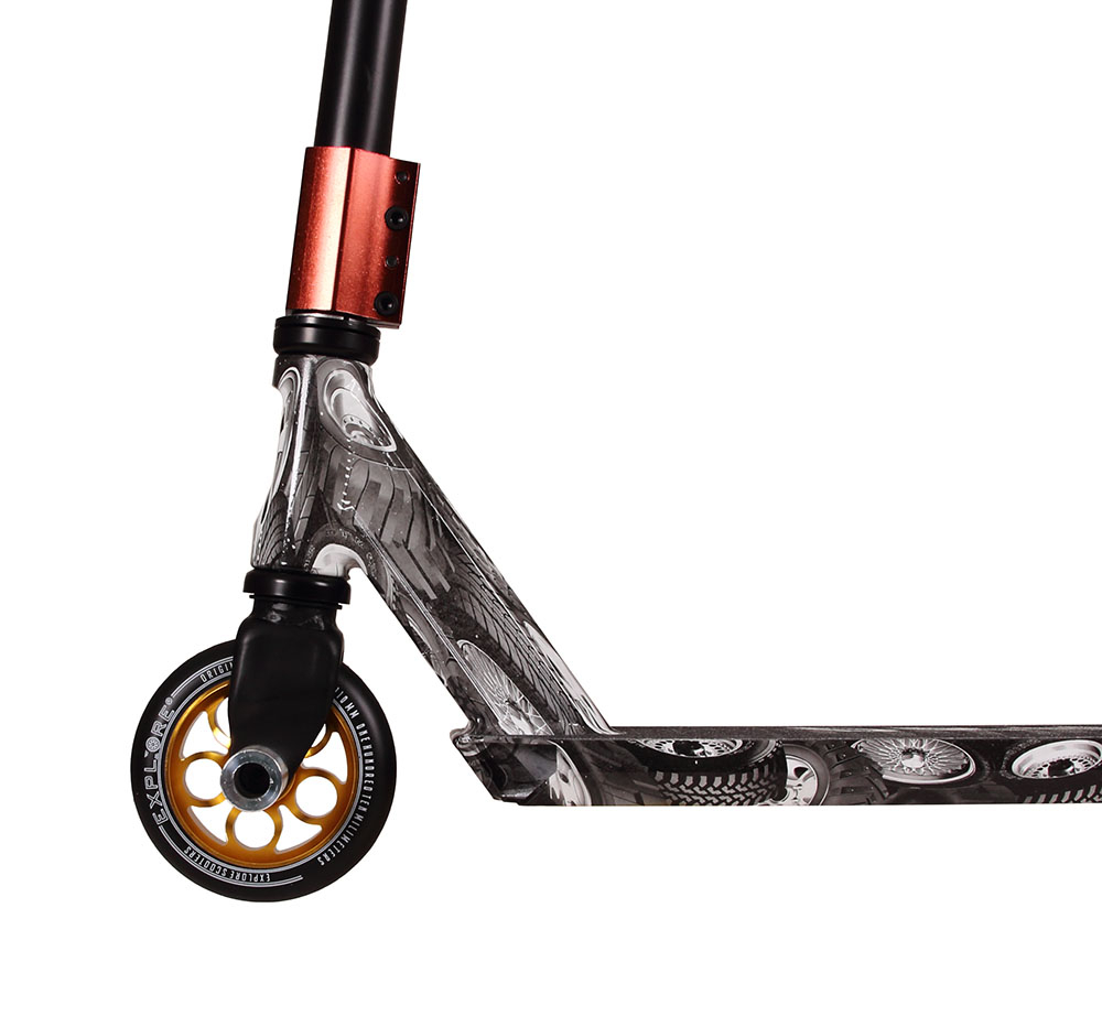 Самокат трюковой Explore Drum Super HIC WT