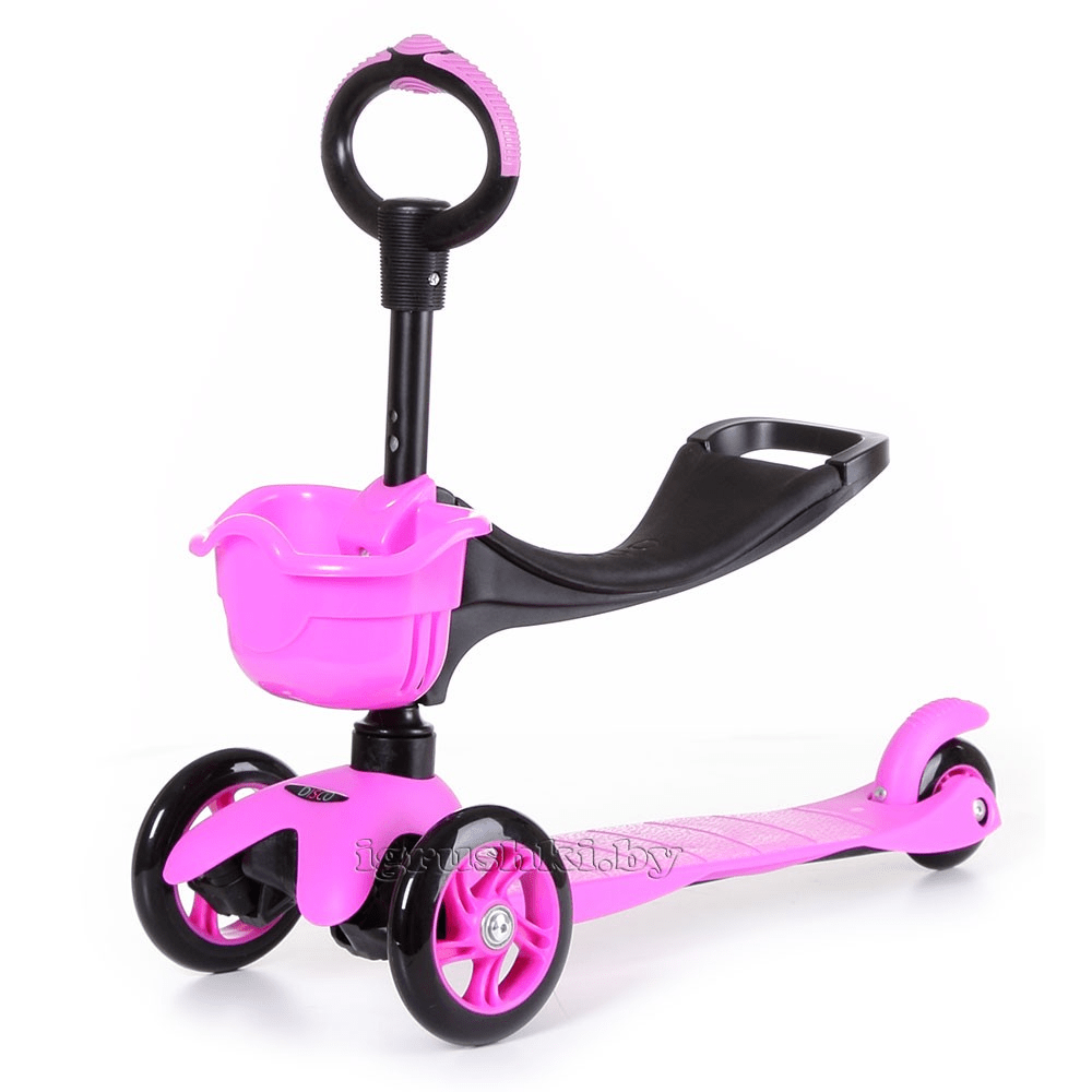 Самокат-трансформер Novatrack Disco-kids